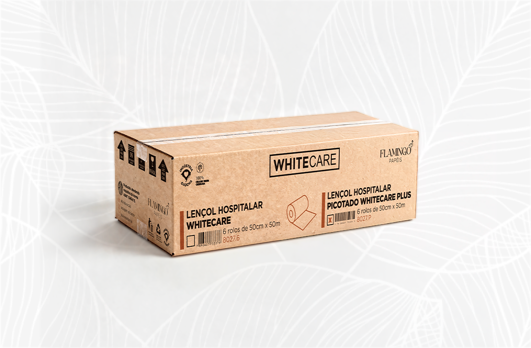 Whitecare c/ Picote - 50cm x 50m - 6 rolos individuais